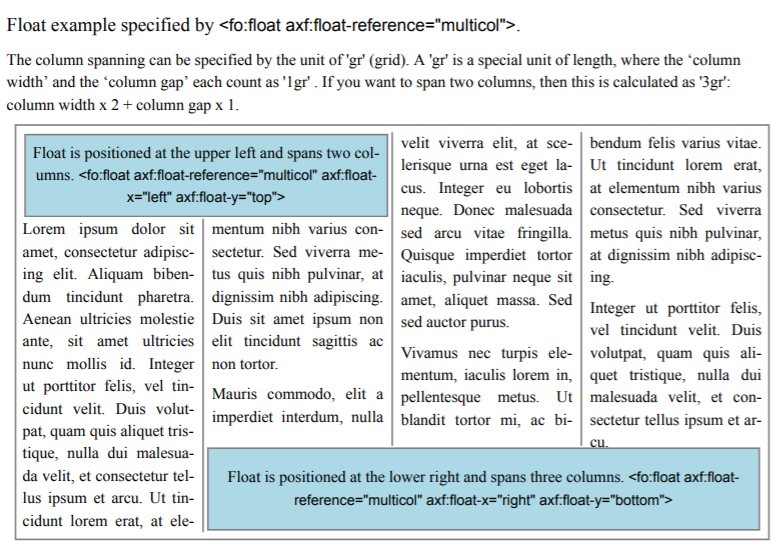 multicol-floats