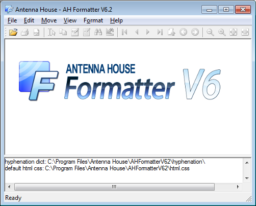 AH Formatter GUI with splash screen.