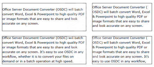 Example of converted PDF result using Office Server Document Converter V7.1 MR3