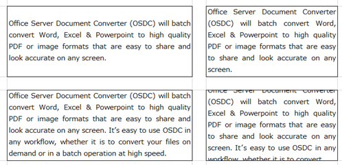 Example of how a document displays in Excel 2019